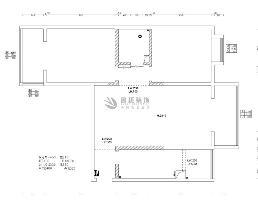 秦川廠家屬院,現代風格,戶型圖