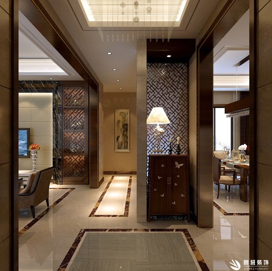 中海·碧林灣,中式風(fēng)格,過(guò)道