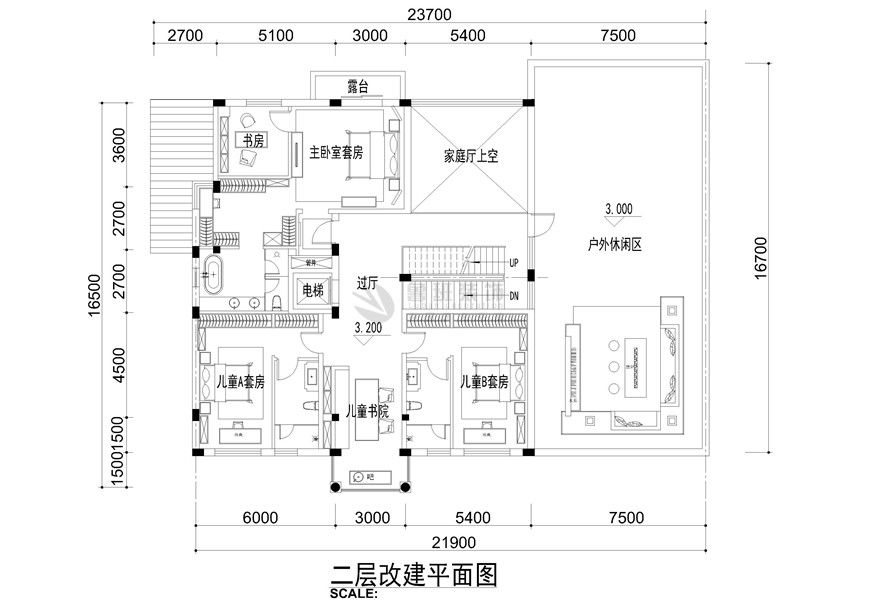 水岸新城,現代風格效果圖,平面布局